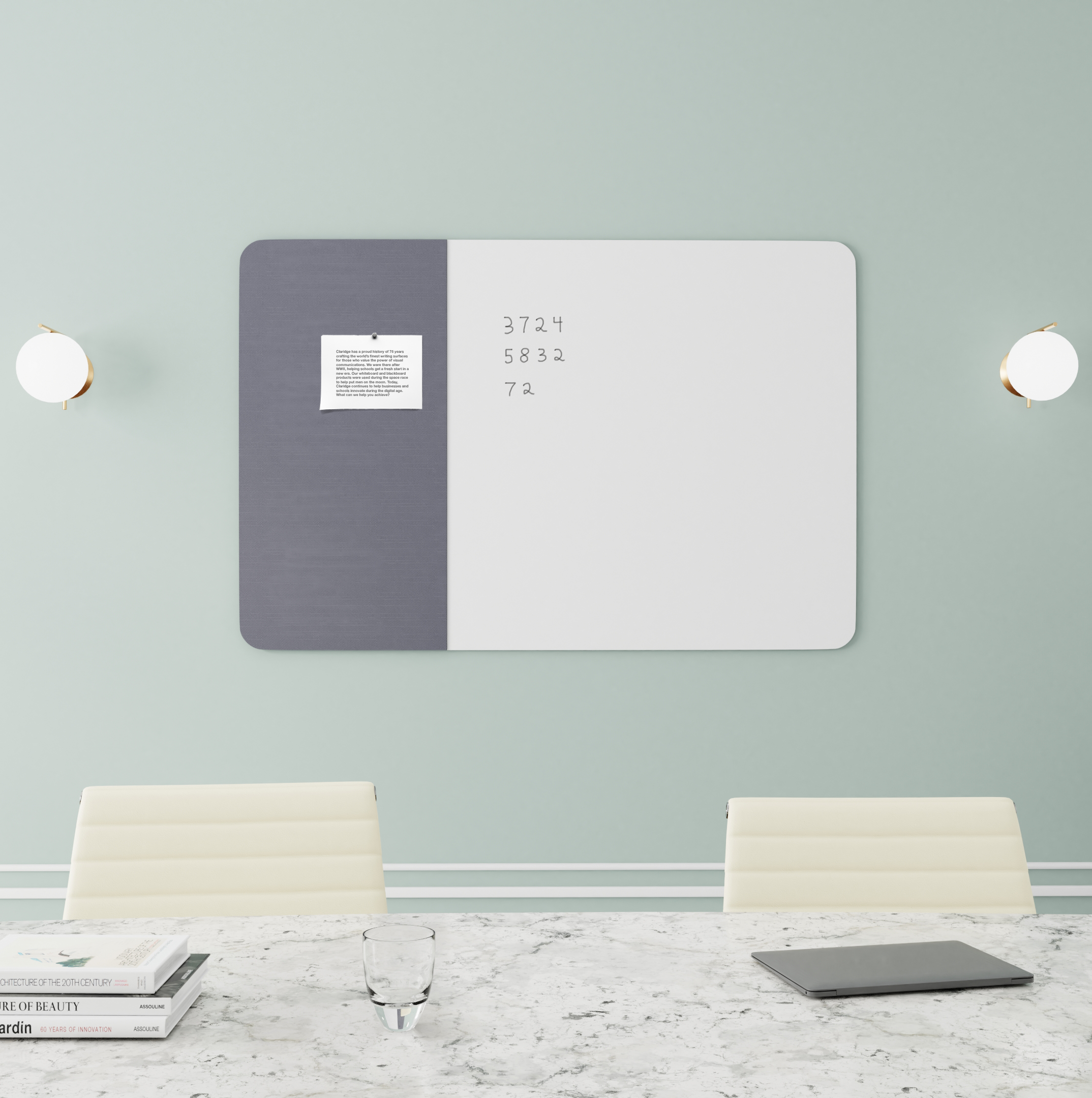 Cursive Wall-Mounted Whiteboards