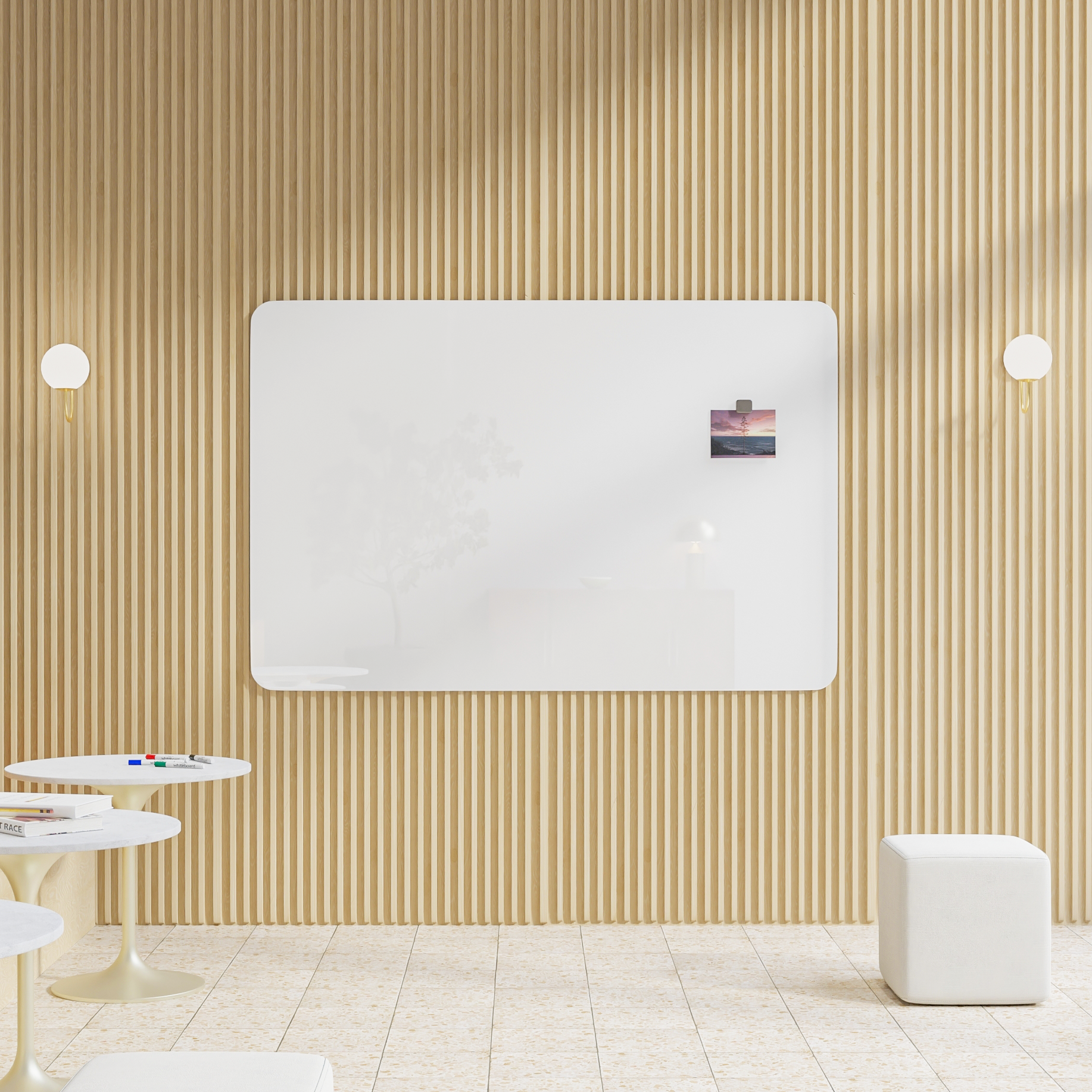Cursive Wall-Mounted Whiteboards